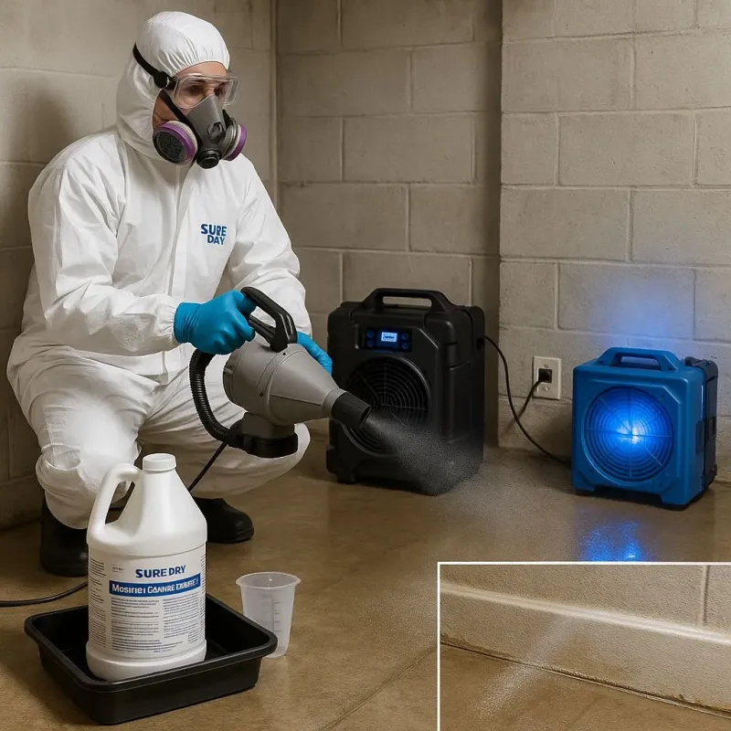 Sanitization and Odor Removal process in Beverly, MA