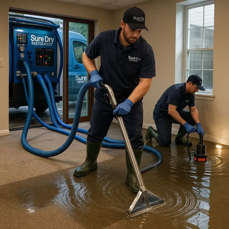 Water Extraction and Removal process in Beverly, MA